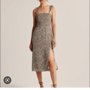 Abercrombie Leopard print dress, size medium!